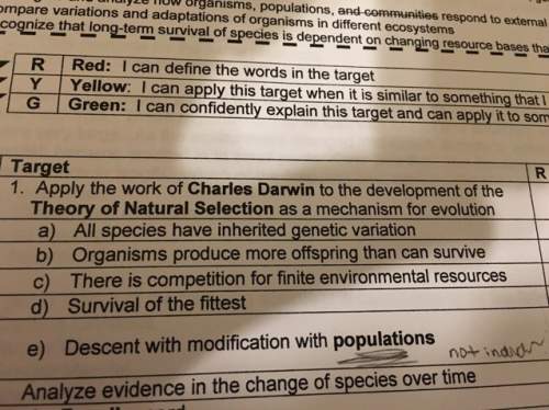 1. how did the work of charles darwin to the development of natural selection as a mechanism for evo