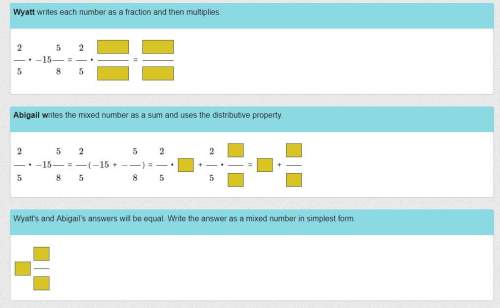 Two students use different methods to solve this multiplication problem:  2/5 multiplie