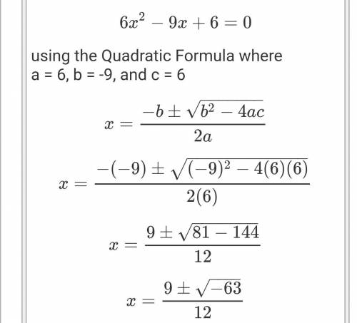 Solve the following quadratic equation. Fill in the blanks with the correct answers. Be sure to roun