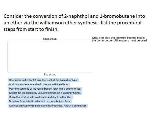 Consider the conversion of 2-naphthol and 1-bromobutane into an ether via the williamson ether synth