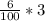 \frac{6}{100}*3