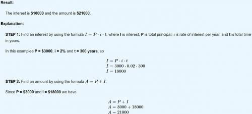 If the simple interest on $3,000 for 2 years is 300 then what is the interest rate