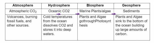 Atmosphere hydrosphere biosphere geosphere 
help solve number 2