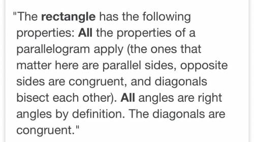 Which of the following is true for all rectangle