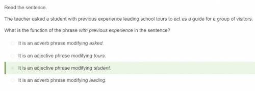 The teacher asked a student with previous experience leading school tours to act as a guide for a gr