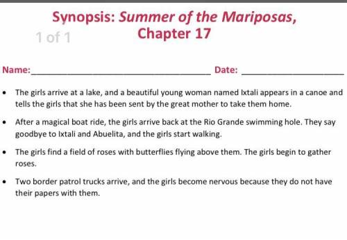 How did the girls get across the border? In chapter 17 of the summer of mariposas.
