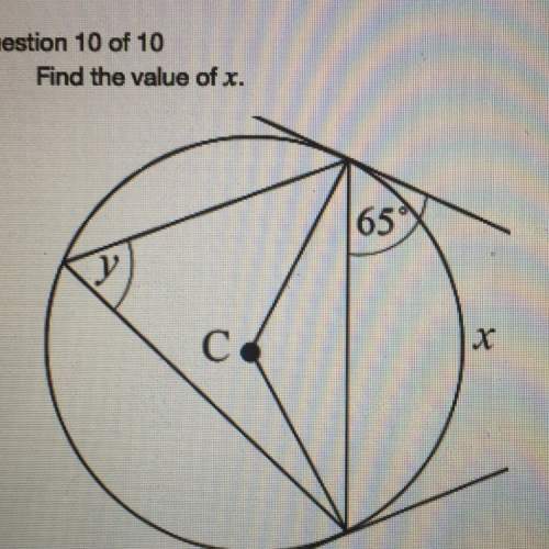 Don't know answer find the value of x