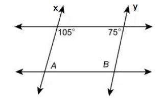 Problem #1 given the diagram above . . 1. is m∠a = 105? explain.