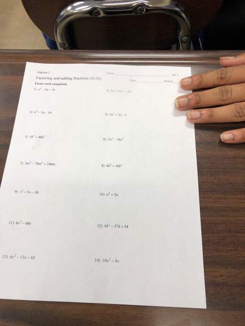 Idid the first 3. but the substitute did it. and i'm still confused. and have to show work with the