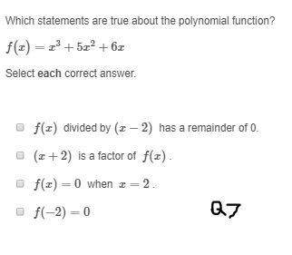 50 point question (3 questions) polynomial functions don't answer if you don't kno