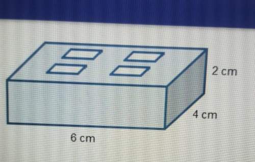 What is the length of one side of one cube that was removed? 1 cm1.5 cm2 cm&lt;
