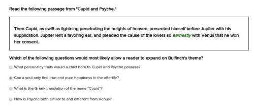 Which of the following questions would most likely allow a reader to expand on bulfinch's theme?