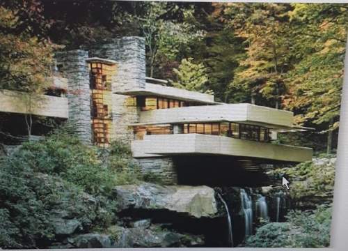 Who did frank lloyd wright design the above house for?