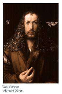 Which northern renaissance convention did albrecht dürer use in his self-portrait?  a on