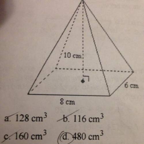 Find the volume of each pyramid. round to the nearest tenth if necessary.  pls by tonig