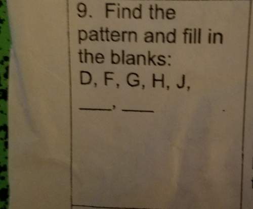 Find the pattern and fill in the blanks for d,f,g,h,j