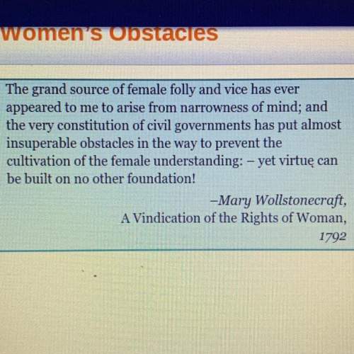 In this passage, what does wollstonecraft blame for some of the problems women face?  a