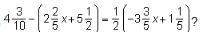 What is the value of x in the equation