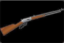 Which of the following is a characteristic of a lever action firearm?  a, to load