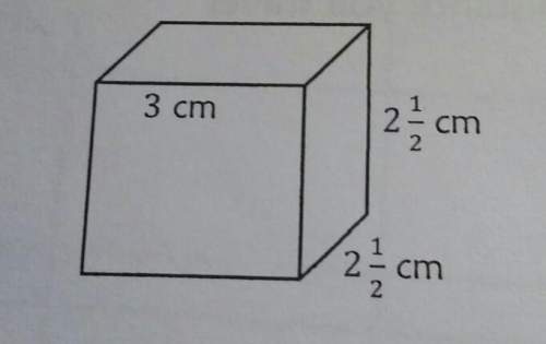 Find the volume, in cubic centimetes, of the rectangular prism pictured
