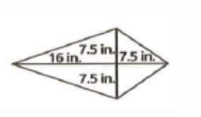 find the area of the kite. if necessary, round your answer to the nearest hundred