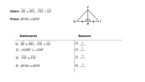 9. complete the steps of the proof shown below.