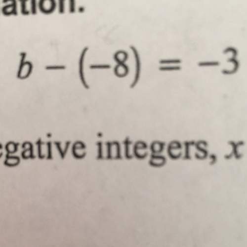 B- (-8) = -3 what is the value of b