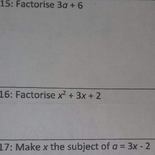 Answer this with working out. number 16
