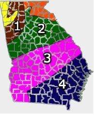 Answer quickregions 3 and 4 on this map are "upper" and "lower" divisions of which geographic