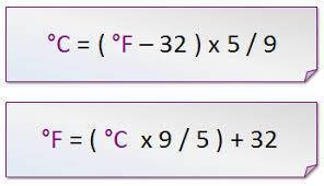 How do convert fahrenheit to celsius, and vice