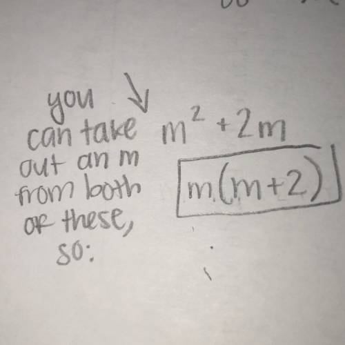 How to i factor this polynomial?  m^2 (squared) +2m