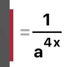 A to the power of x-1 divided by a to the power of x+1 to the power of 2x equals what​