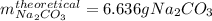 m_{Na_2CO_3}^{theoretical}=6.636gNa_2CO_3