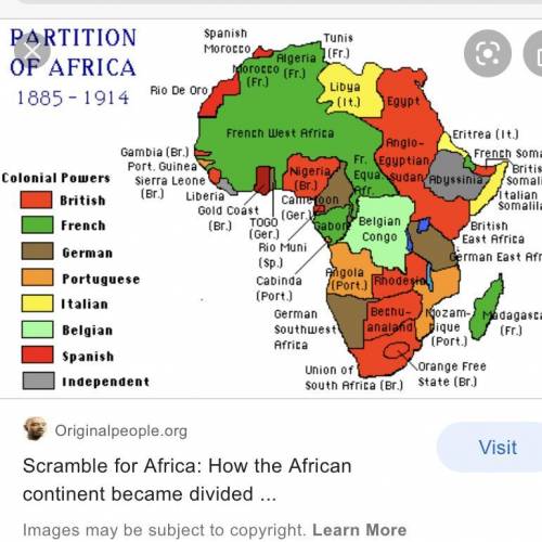 Prior to 1880, What areas of Africa were influenced by Europeans
