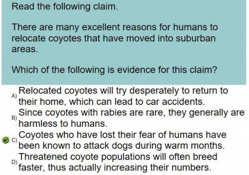 There is many excellent reasons for humans to relocate coyotes that have moved into suburban areas. 