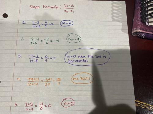 Linear Functions, Determining Slope

Find the slope of the line that passes through the given points