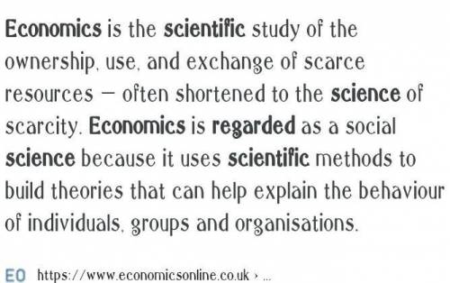 3. Why economics considered as applied science?​
