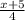 \frac{x+5}{4}