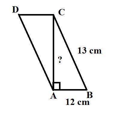 Adiagonal of a parallelogram is also its altitude. what is the length of this altitude, if the perim