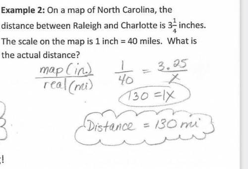 NO LINKS OR FILES

PEASE HELP IM BEING TIMED 
On a map of North Carolina, the distance between Ralei