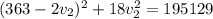 (363-2v_2)^2+18v_2^2=195129