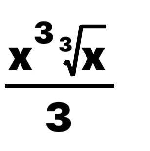 Simplify 
x^2/3 / x^-4/3