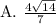 \text{A. }\frac{4\sqrt{14}}{{7}}