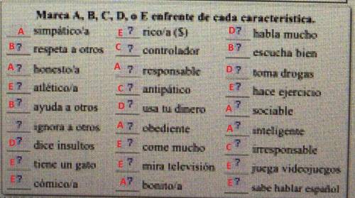 I need help with Spanish, help would be much appreciated