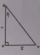 For the diagram below, which of the following represents the length of line MN to the nearest tenth?