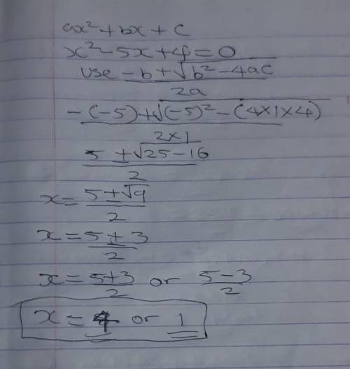 Encuentra el resultado de la ecuación mediante la formula general