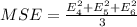 MSE = \frac{E_4^2 + E_5^2 + E_6^2}{3}