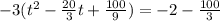 -3(t^2-\frac{20}{3}t+\frac{100}{9})=-2-\frac{100}{3}