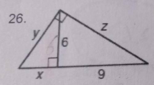 I have Z but how do I get y or x ? Geometry