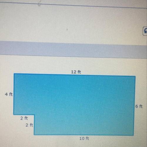 What is the area of the composite shape